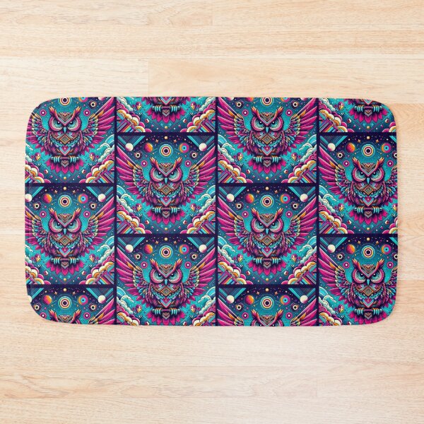 Item preview, Colorful mystic owl designed and sold by Dogandesighn.