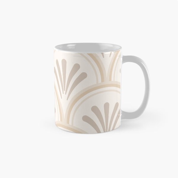 Item preview, Minimalist Scalloped Japandi Style Beige Neutral designed and sold by JasmineGDesigns.