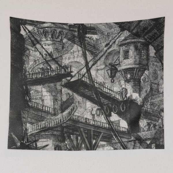 Item preview, Giovanni Battista Piranesi - The Drawbridge, plate 7 from Carceri d'Invenzione (Imaginary Prisons) designed and sold by Onodera.