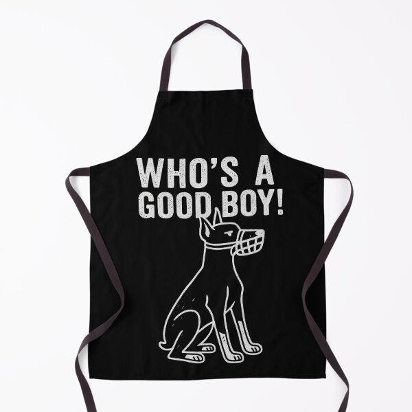 Item preview, Distressed Dobermann Dog Doodle Shirt – “Who’s a Good Boy” Bold Minimalist Dog Design designed and sold by Thehatinthecat.