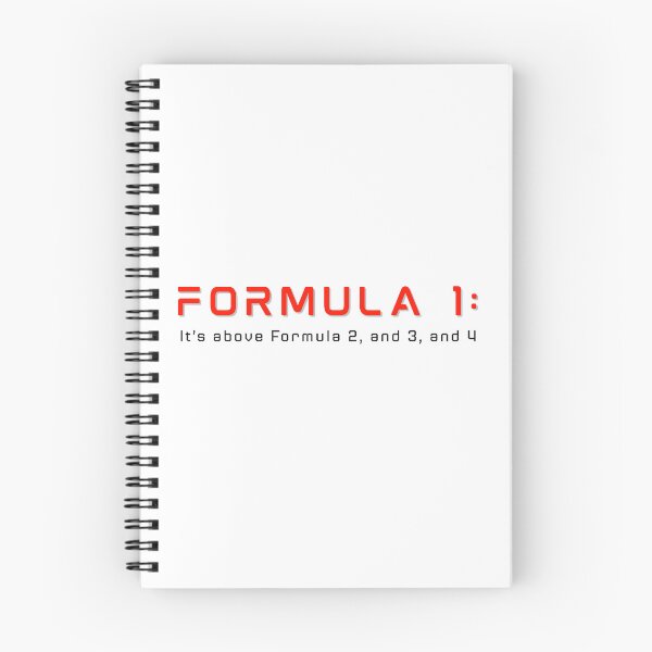 Item preview, Formula 1: It's above Formula 2, and 3, and 4 (Ollie Bearman quote) designed and sold by Niche Fandoms R Us.