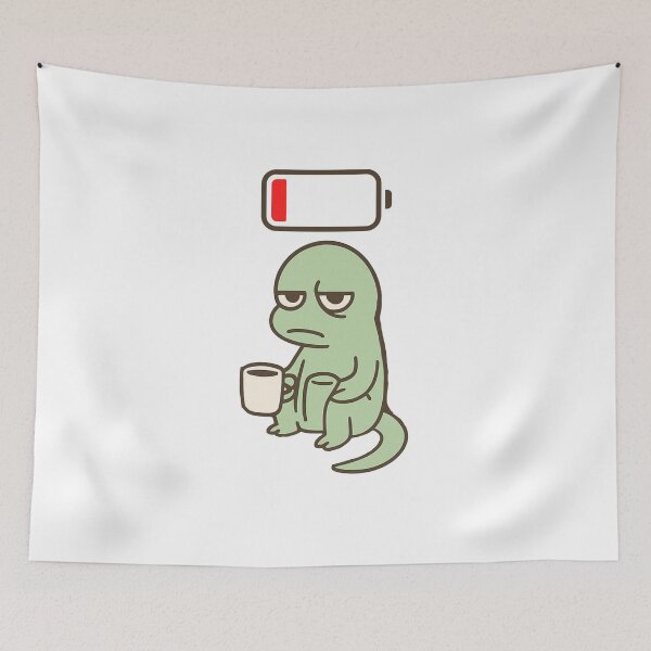 Item preview, Lizard Meme Social Battery designed and sold by Ketsuruii shop.