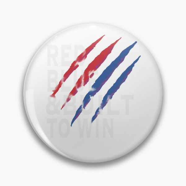 Item preview, Red, Blue & Built to Win – Claw Mark Design designed and sold by VandalMuse.