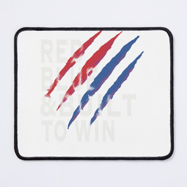Item preview, Red, Blue & Built to Win – Claw Mark Design designed and sold by VandalMuse.