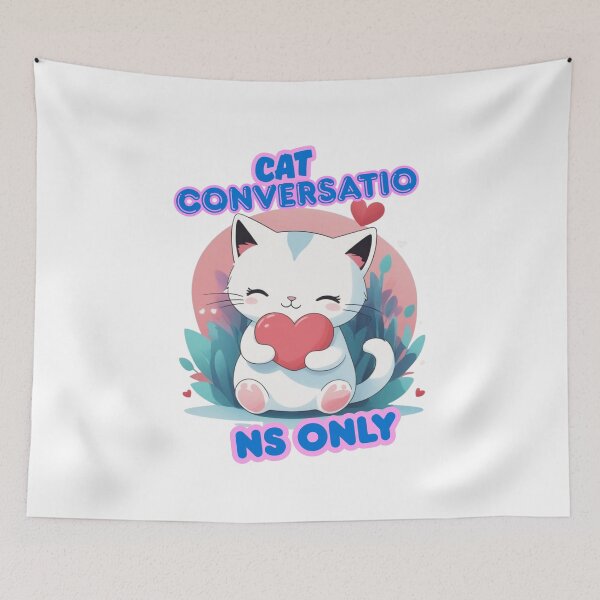 Item preview, Cat Conversations Only designed and sold by RouniBoutique.