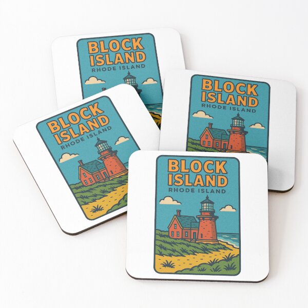Item preview, Block Island, Rhode Island Decal designed and sold by Decal Mania.