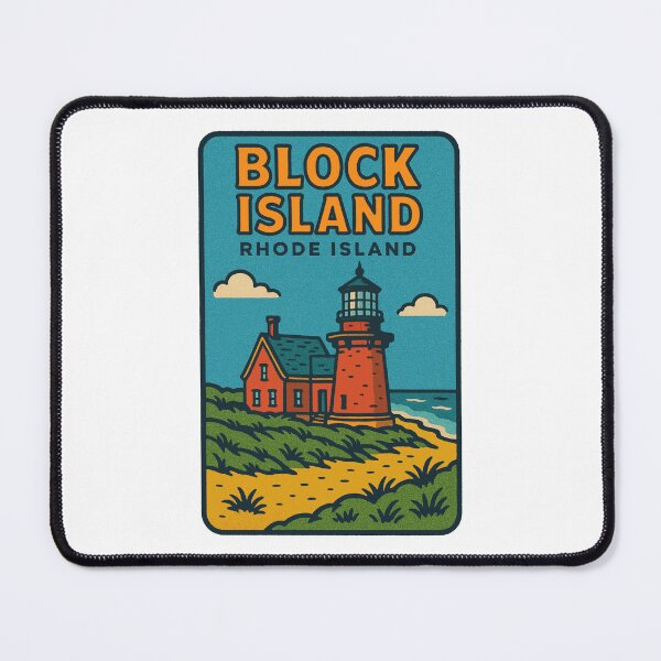 Item preview, Block Island, Rhode Island Decal designed and sold by Decal Mania.