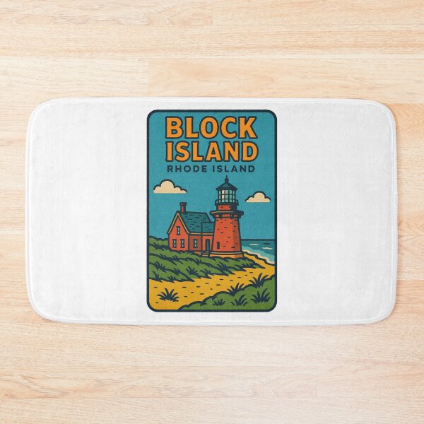 Item preview, Block Island, Rhode Island Decal designed and sold by Decal Mania.