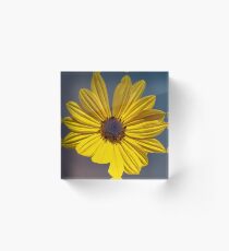 Big Yellow Flower Acrylic Block