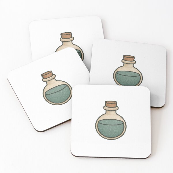 Item preview, Potion Bottle Illustration, Vintage Halloween Magic Elixir Art designed and sold by Vendeloc.