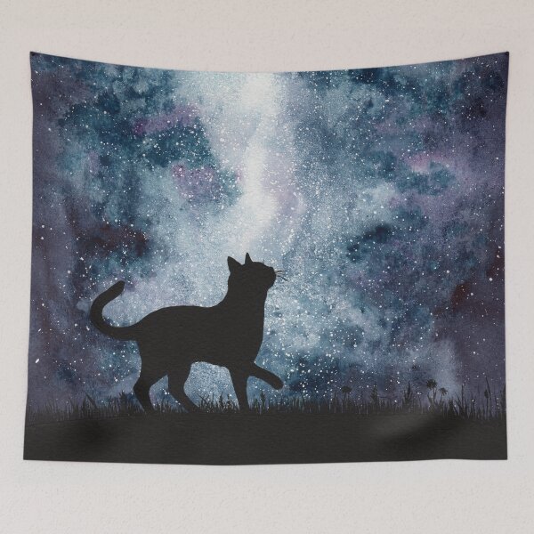 Item preview, Stargazing Cat designed and sold by dragonstarart.
