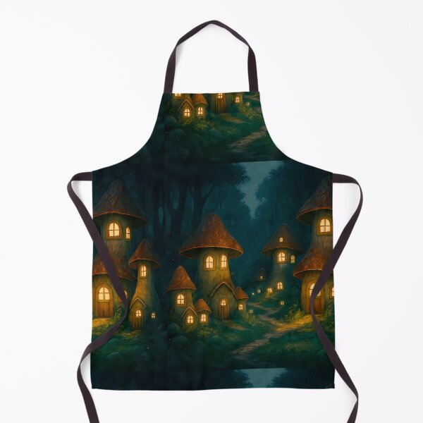Item preview, Enchanted Mushroom Village – Glowing Fairy Homes in a Moonlit Forest designed and sold by Psycho-Crazy.