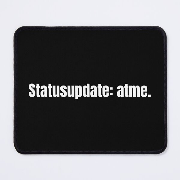 Item preview, Status update: breathe. – minimalist typography T-shirt | funny saying | office humor designed and sold by SherryDesignsDE.