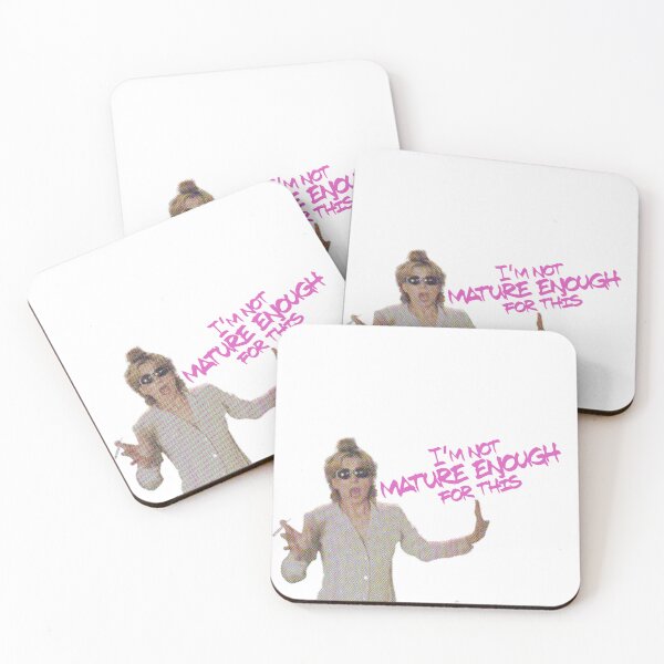 Item preview, I'm not mature enough for this! designed and sold by Small Screens Big Dreams.