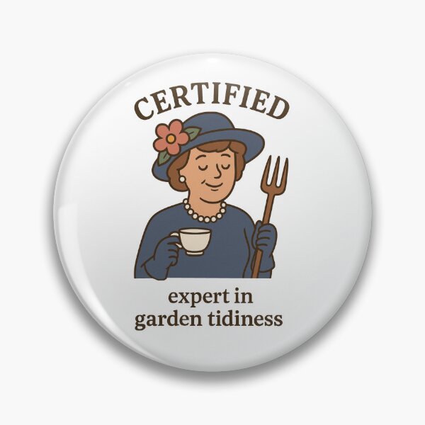 Item preview, Certified Expert In Garden Tidiness Hyacinth  designed and sold by Ketsuruii shop.