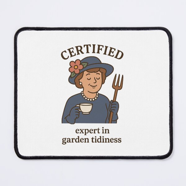 Item preview, Certified Expert In Garden Tidiness Hyacinth  designed and sold by Ketsuruii shop.