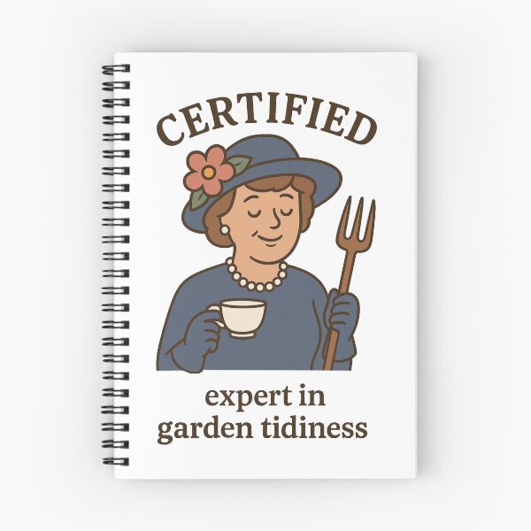 Item preview, Certified Expert In Garden Tidiness Hyacinth  designed and sold by Ketsuruii shop.