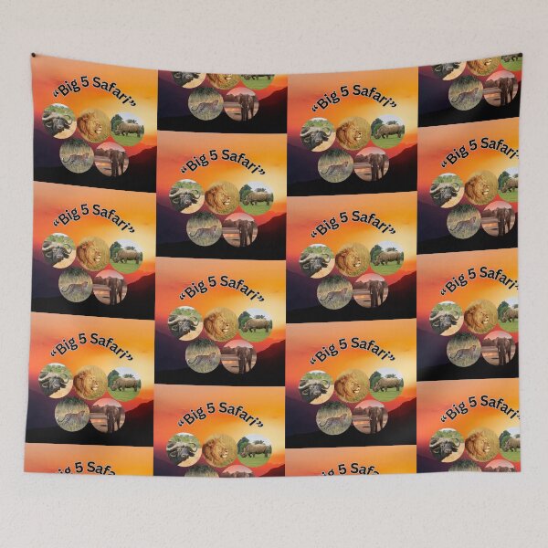 Item preview, Big 5 Safari designed and sold by Emporium-bliss.