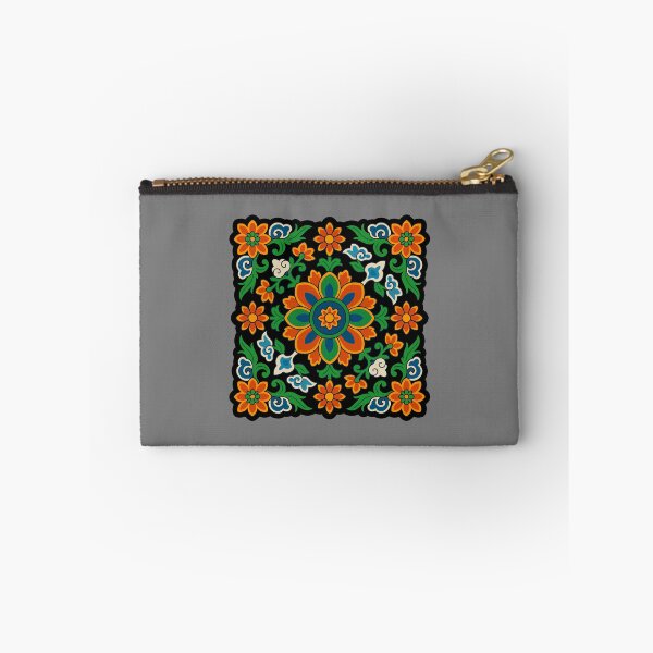 Item preview, Traditional Korean Dancheong Floral Tile designed and sold by pick-o-print.