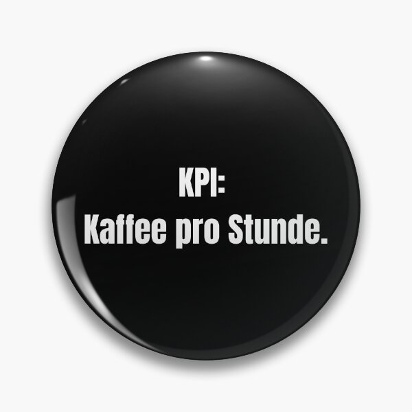 Item preview, KPI: Coffee per hour. – minimalist typography T-shirt | funny saying | office humor designed and sold by SherryDesignsDE.