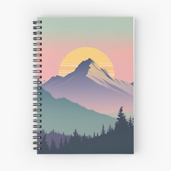 Item preview, Stunning Mountain Sunset Art Print designed and sold by Pigmentra.