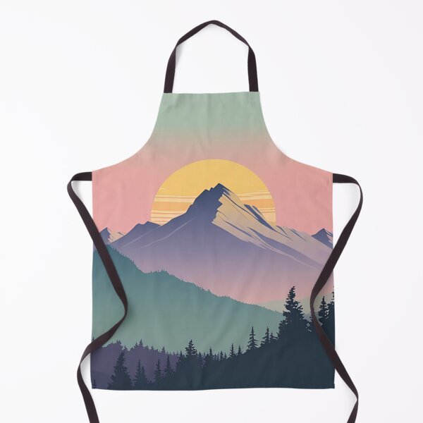 Item preview, Stunning Mountain Sunset Art Print designed and sold by Pigmentra.