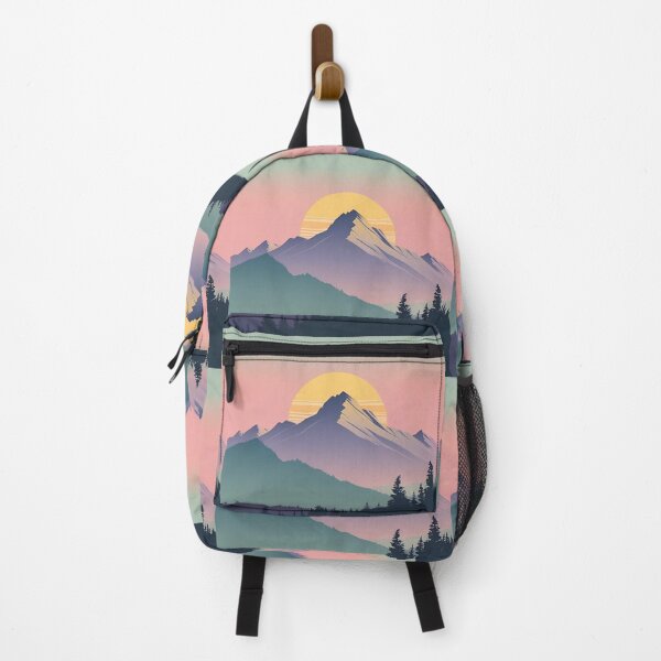 Item preview, Stunning Mountain Sunset Art Print designed and sold by Pigmentra.