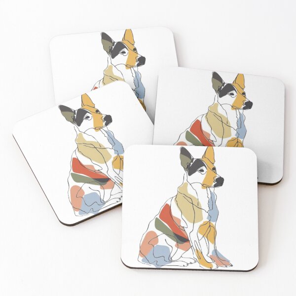 Item preview,  Colorful Corgi Dog Line Art - Dog designed and sold by Petsthetic.
