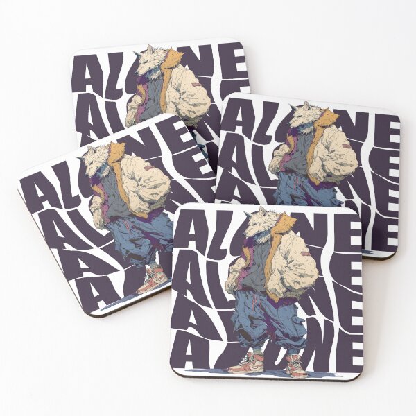 Item preview, Alone Wolf – Streetwear Wolf  designed and sold by POS.Studio.