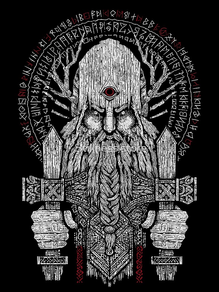 Thumbnail 3 of 3, Scarf, Slavic Shaman Ritual designed and sold by cassianno54.