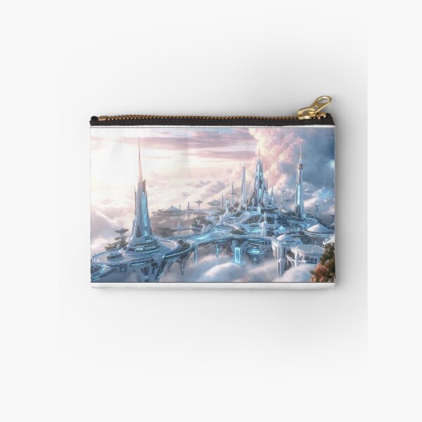 Item preview, Celestial Spires: Utopia Above the Clouds designed and sold by ArtBarnes.