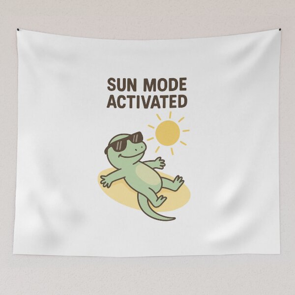 Artikelvorschau, Lizard Meme Sonnenmodus aktiviert entworfen und verkauft von Ketsuruii shop.