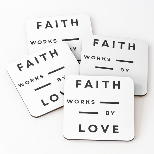 Item preview, Faith works by love (transparent) designed and sold by Undonemadenew.