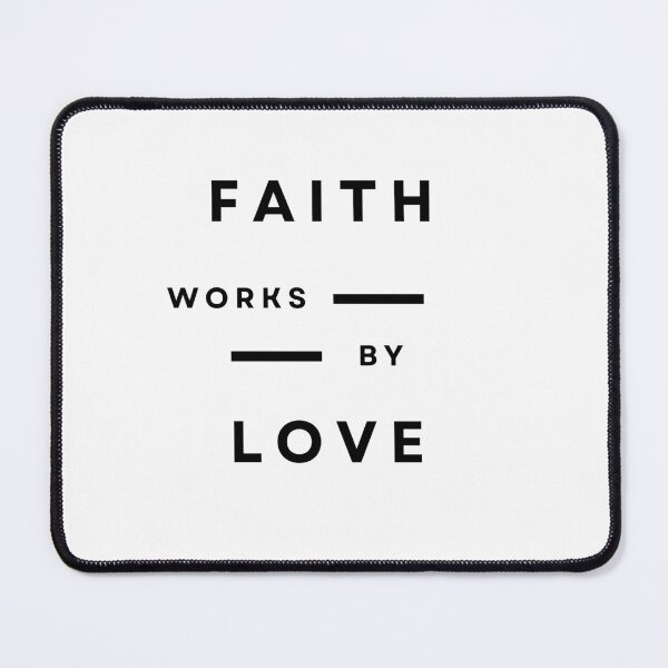 Item preview, Faith works by love (transparent) designed and sold by Undonemadenew.