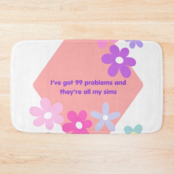 Item preview, Ive got 99 problems and they're all my Sims- Cozy Gamer Sticker designed and sold by CozyController.