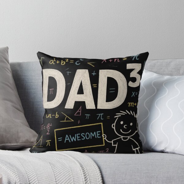 Item preview, Dad Cubed Chalkboard – Funny Math-Inspired Fathers Day Design designed and sold by jelonkaa.