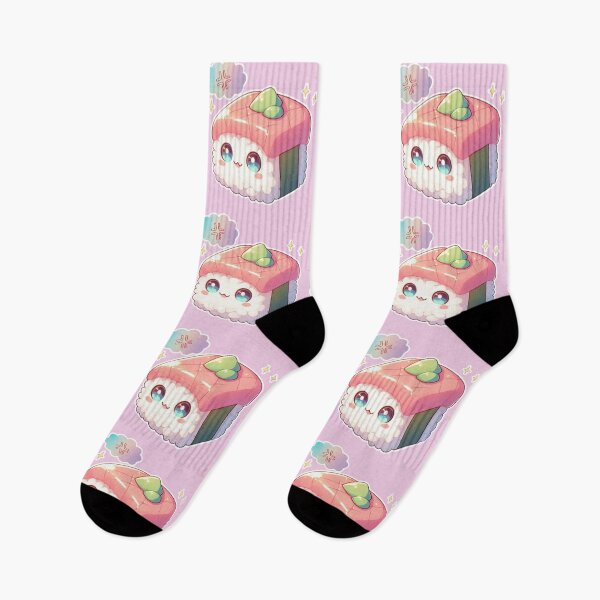 Item preview, Kawaii Sushi Manga Anime – Cute Chibi Japanese Food designed and sold by Sugar Wisdom .