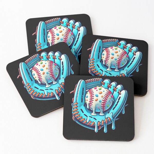 Item preview, Baseball Drip Ice Cream Sprinkles Baseball Glove designed and sold by BASKF.