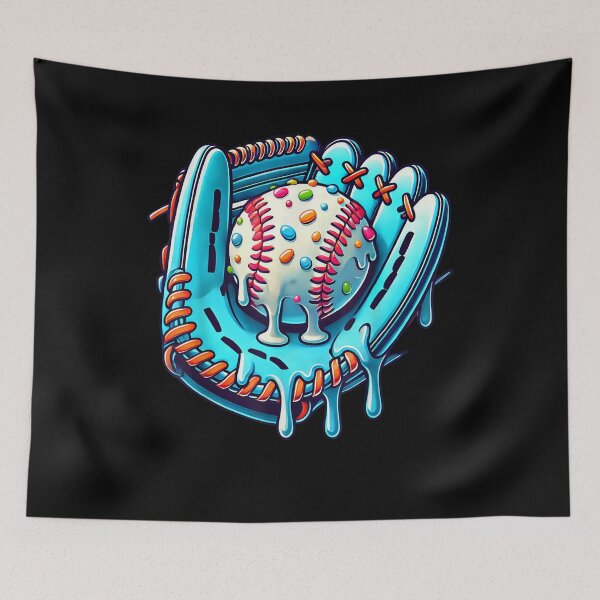 Item preview, Baseball Drip Ice Cream Sprinkles Baseball Glove designed and sold by BASKF.