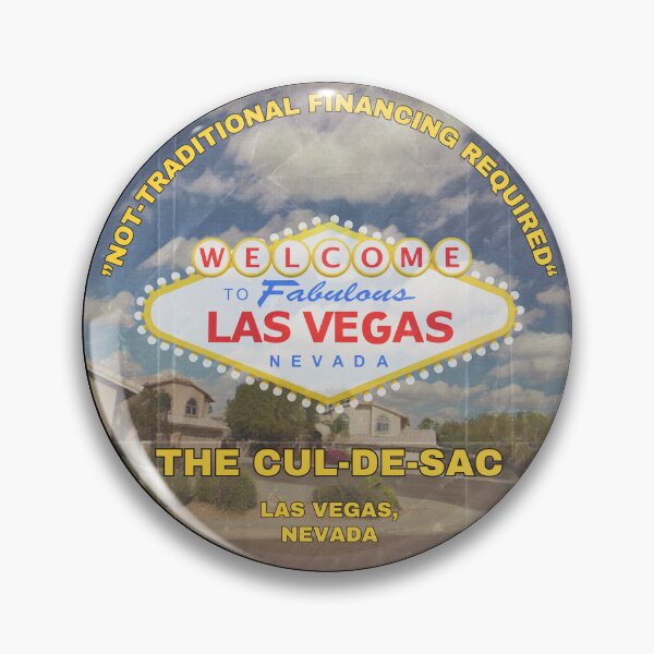 Item preview, The Vegas Cul-De-Sac | Polygamy Reality Show Parody Art Print designed and sold by Parasocialite.