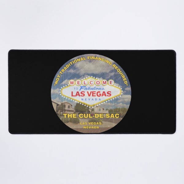 Item preview, The Vegas Cul-De-Sac | Polygamy Reality Show Parody Art Print designed and sold by Parasocialite.