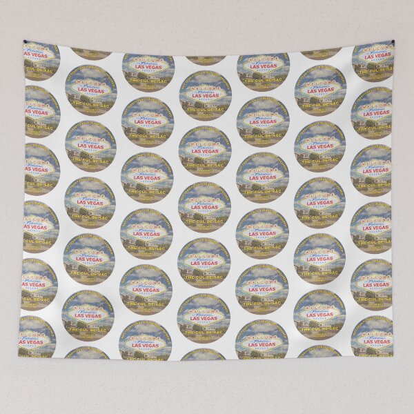 Item preview, The Vegas Cul-De-Sac | Polygamy Reality Show Parody Art Print designed and sold by Parasocialite.