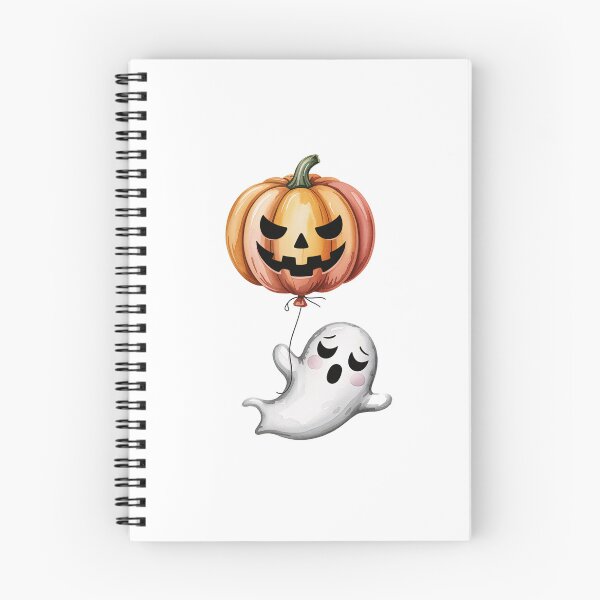Item preview, ghost and jack o lantern balloon, designed and sold by jkrphoto.