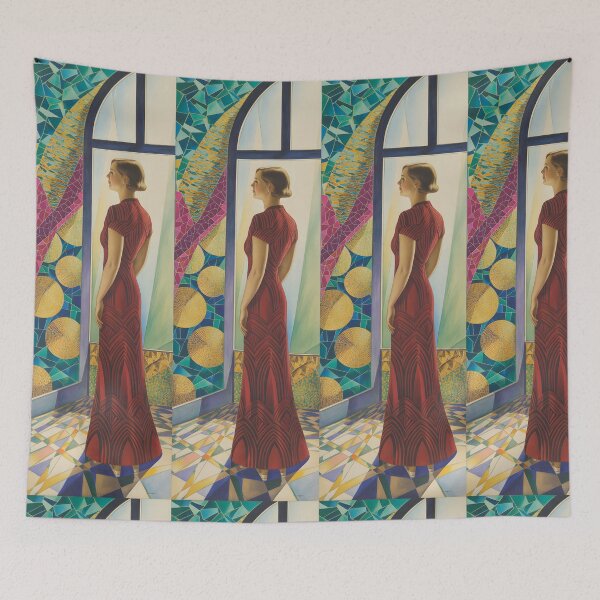 Item preview, Woman In The Window  designed and sold by CanvasCarousel.