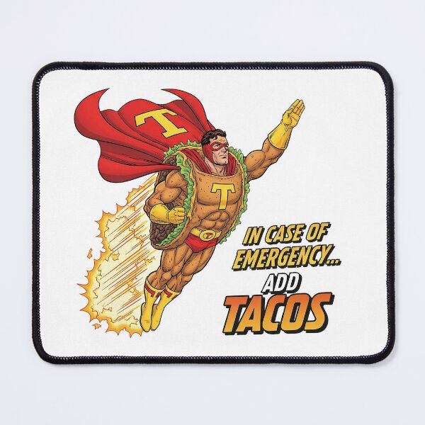 Item preview, Taco Emergency Superhero Funny designed and sold by Pixelzo.