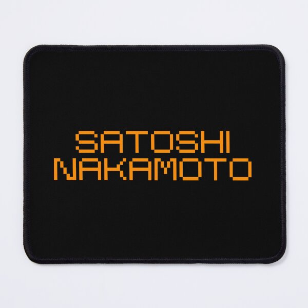 Item preview, Satoshi Nakamoto – Bitcoin Pixel Art Typography Design designed and sold by CyberRex.