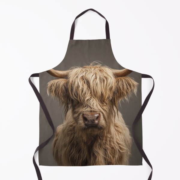 Item preview, Portrait of a highland cow designed and sold by sheptonian.