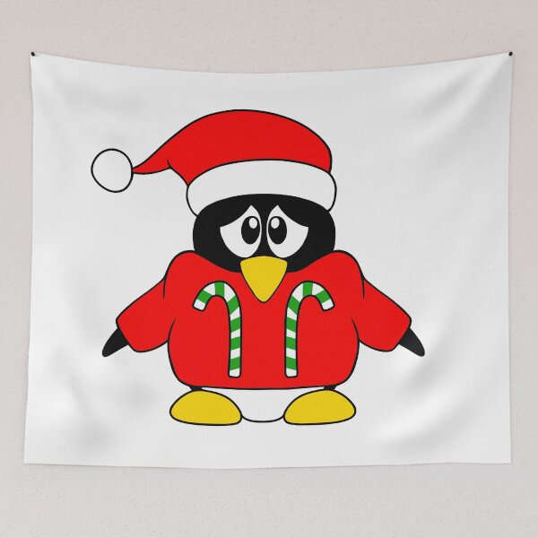 Item preview, Festive Christmas Animals Penguin designed and sold by Sartoris Art.