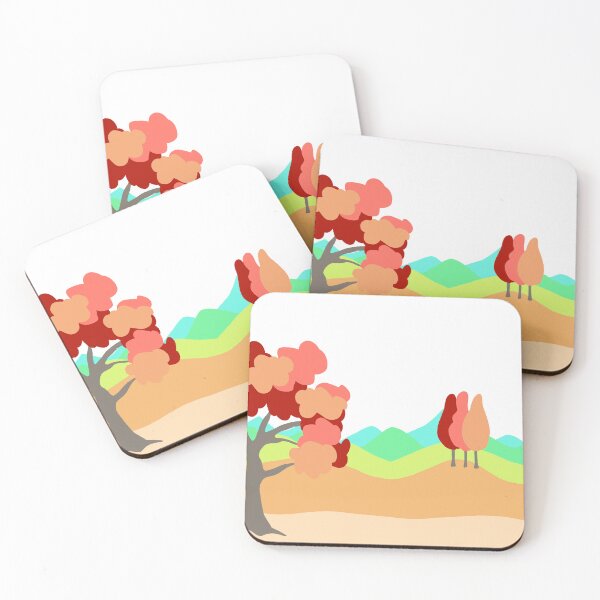 Item preview, Colorful Autumn Cute Trees designed and sold by emyna_2217.