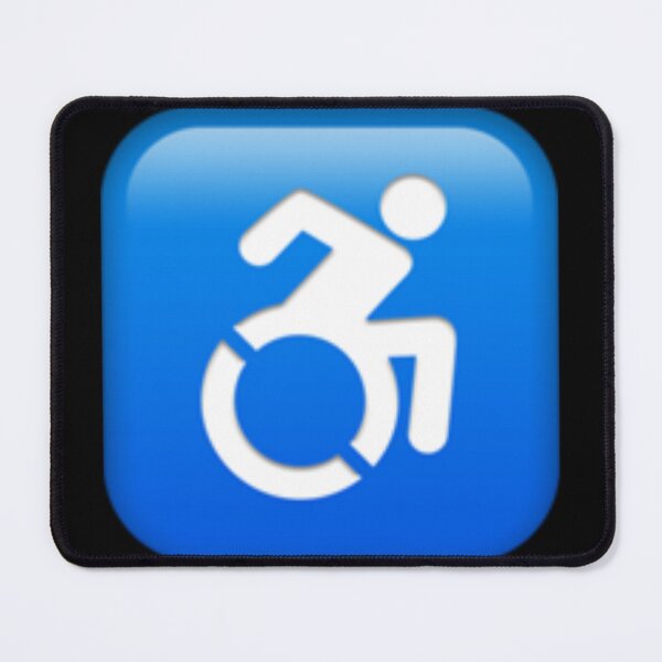 Item preview, Wheelchair Symbol Emoji designed and sold by Popular-Gifts.